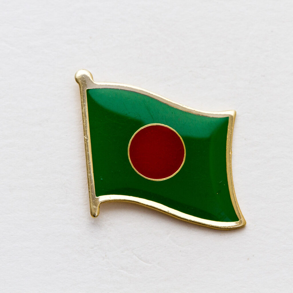 Bangladesh Lapel Pin Flag Matrix