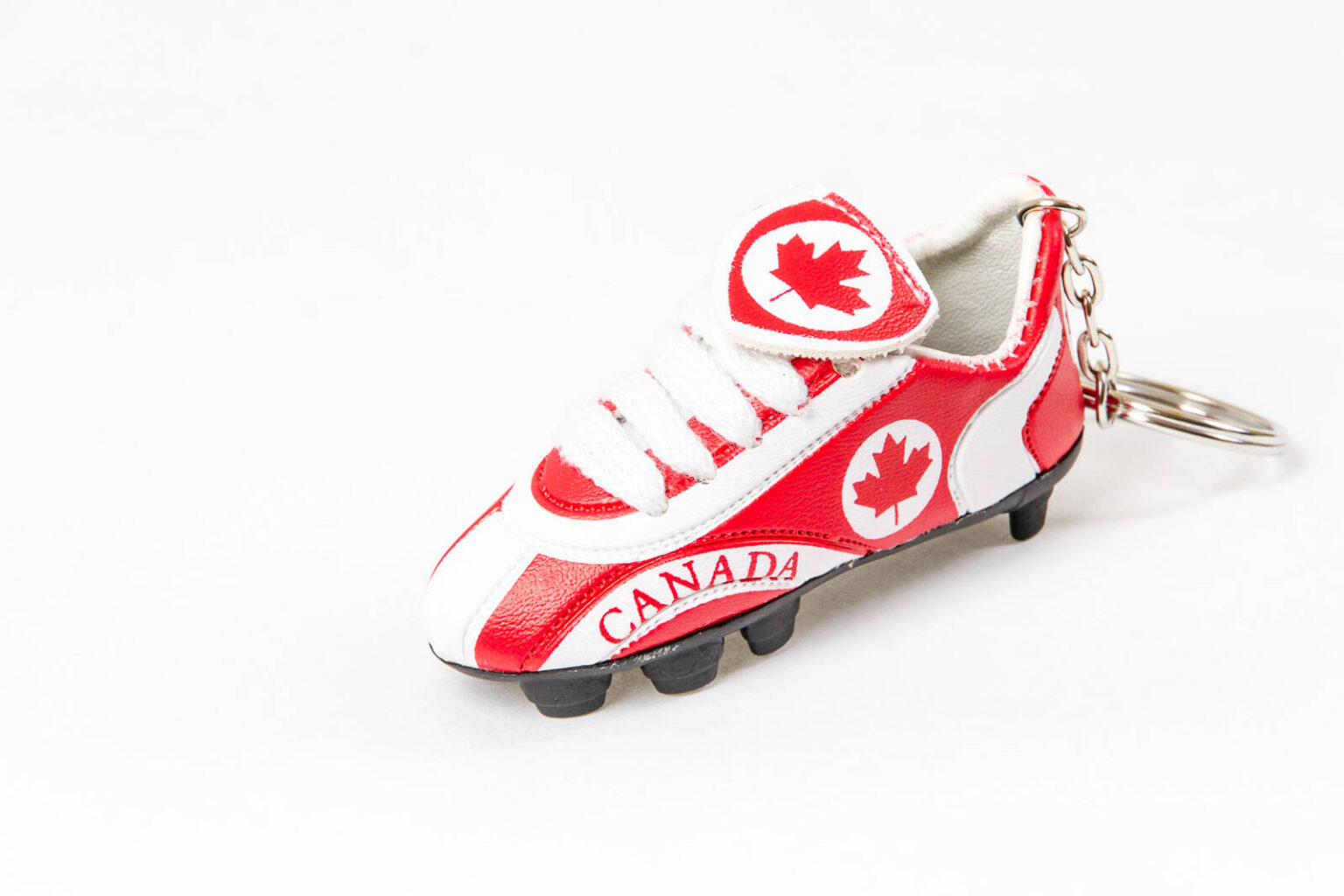 Canada Soccer Shoe Keychain Flag Matrix