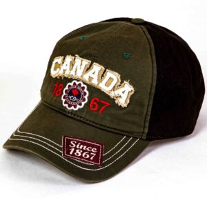 Canada Green / Black Baseball Cap