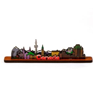 Canada Table Top Souvenir w/ the Rockies Landscape