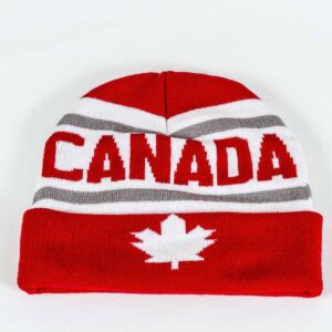 Canada rolled cuff Tuque