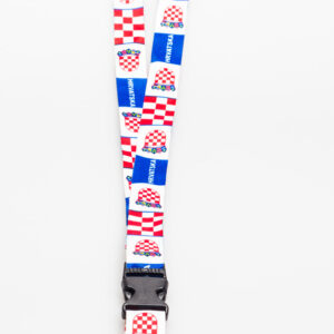 Croatia with Crown Lanyard