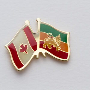 Ethiopia w/ Lion Friendship Pin