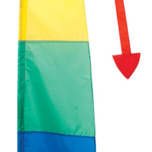 Rainbow Swooping Garden Flag