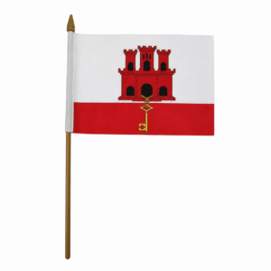 Gibraltar 4x6 Flag
