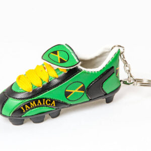 Jamaica Soccer Shoe Keychain