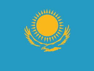 Kazakhstan 36x60 Flag
