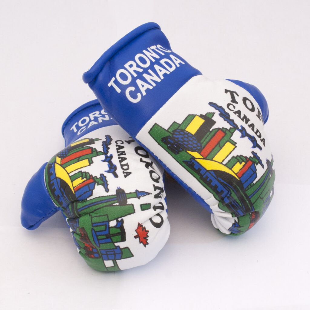 Toronto Canada Boxing Gloves Flag Matrix