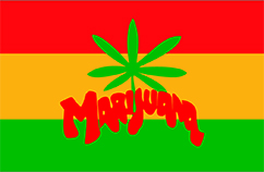 Marijuana 36x60 Flag