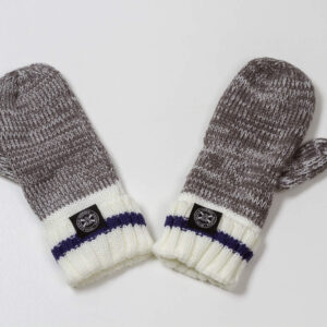 Nova Scotia Pepper Grey Mitts w/ Blue Trim