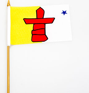 Nunavut 4x6 Flag