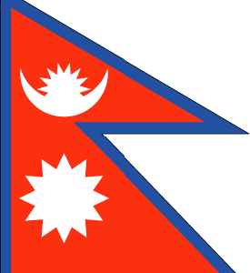 Nepal 36x60 Flag