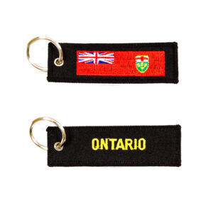 Ontario Embroidered Keychain