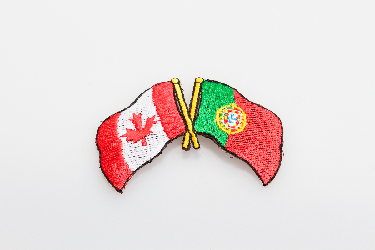 Portugal Flag Patch - Iron-On Or Glue-On - New Embroidered National Patch
