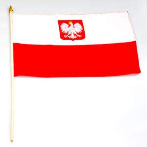 Poland w/Eagle 12x18 Flag
