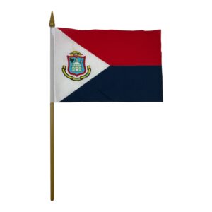 St.Maarten 4x6 Flag