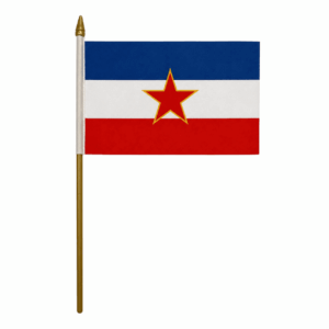 Yugoslavia w/Star 4x6 Flag