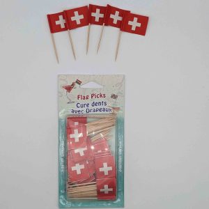 Switzerland Toothpick Flag (100 Pack)