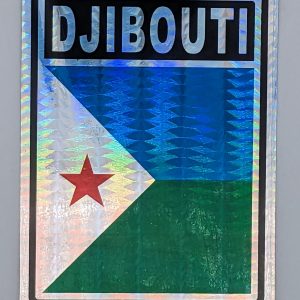 Djibouti 3x4 Sticker