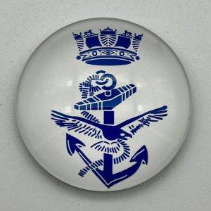 Canadian Navy Round Acrylic Magnet