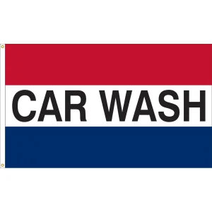 Car Wash 36x60 Flag