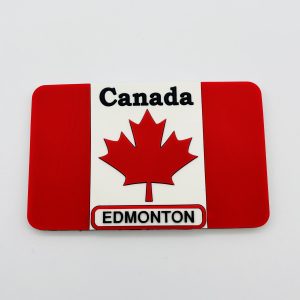 Canada Flag Magnet w/ City Name Drop