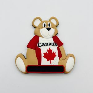 Canada Teddy Bear Magnet w/ City Name Drop