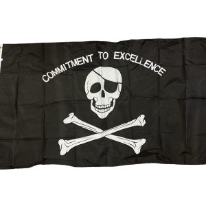 Skull Commitment 36x60 Flag