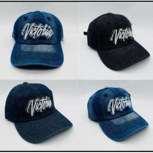 Victoria Washed Denim Baseball Cap (Assorted)