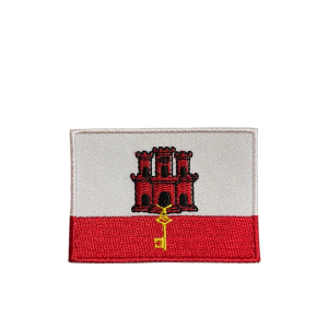 Gibraltar Flag Patch