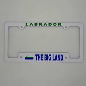 Labrador License Plate Frame - BIG LAND