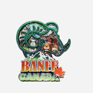 Banff Canada Wildlife Crest Magnet