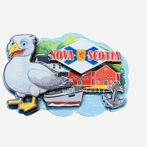 Nova Scotia Seagull & Fishing Stage Magnet
