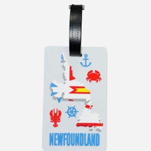 Map of Newfoundland Luggage Tag