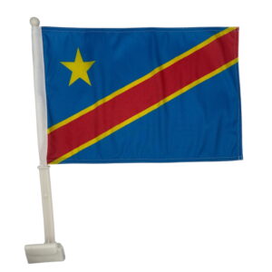 Dem. Rep. of Congo Car Flag