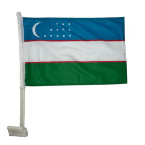 Uzbekistan Car Flag