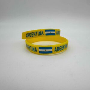 Argentina Silicone Bracelet (Yellow)