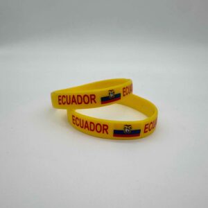 Ecuador Silicone Bracelet (Yellow)
