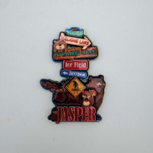Jasper Road Signs & Wildlife Magnet