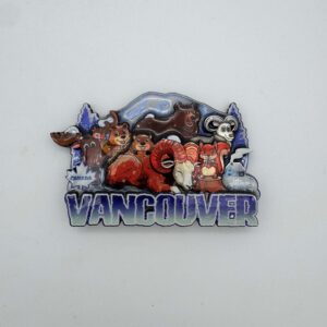 Vancouver Wildlife Winter Peak Magnet