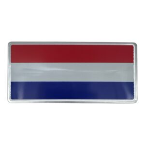 Netherlands Flag Metal Sticker