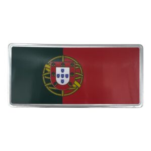 Portugal Flag Metal Sticker