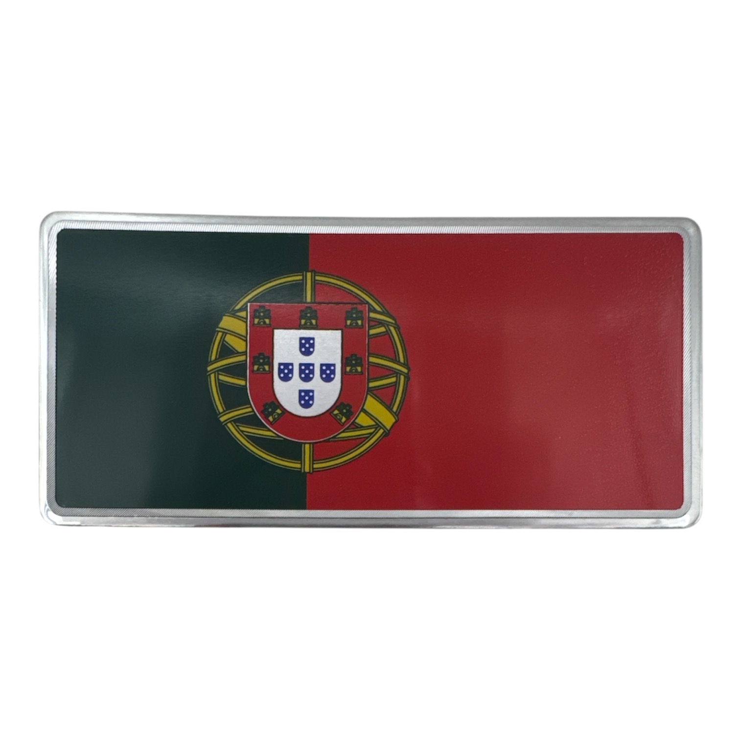 Portugal Flag Metal Sticker