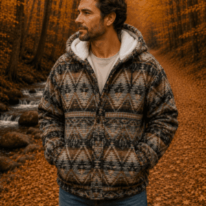 Sandstone Mesa Sherpa Jacket (Light Brown)