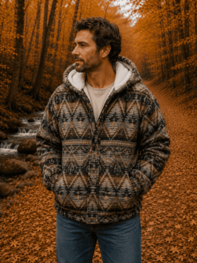 Sandstone Mesa Sherpa Jacket (Light Brown)