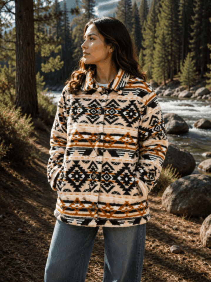 Desert Spirit Aztec Shacket