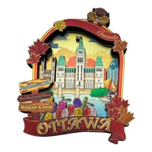 Ottawa Parliament & Rideau Canal Magnet