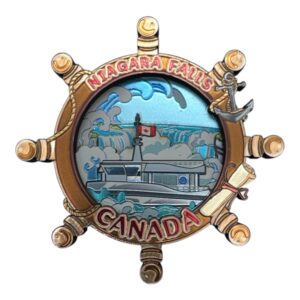 Niagara Falls Canada Ship Wheel Souvenir Magnet
