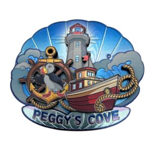 Peggy's Cove Atlantic Serenade Lighthouse and Seafaring Magnet